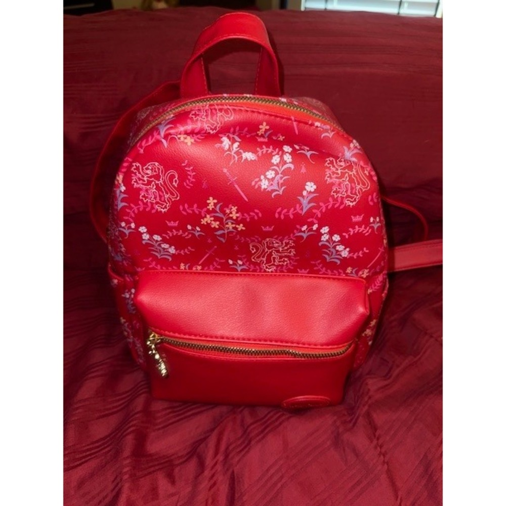 Her Universe Harry Potter Gryffindor Floral Backpack Red